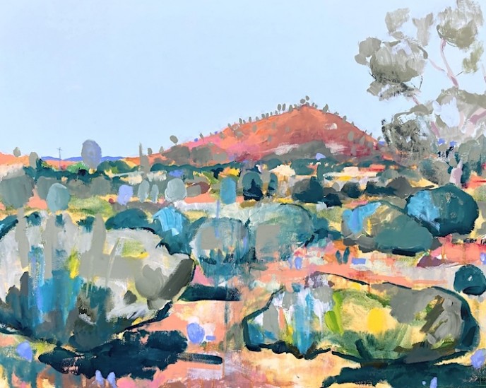 SOLD - Coolgardie Untitled 3 - Acrylic on Canvas 61x76cm