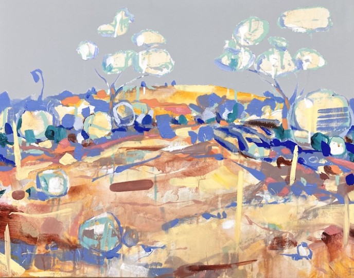 Kalgoorlie Download -  Aerosol and Acrylic on Canvas 60x71cm