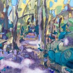 Kitty's Gorge Hike - Acrylic on Canvas