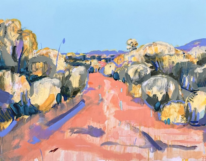 SOLD Marching - Acrylic on Canvas 56x71cm
