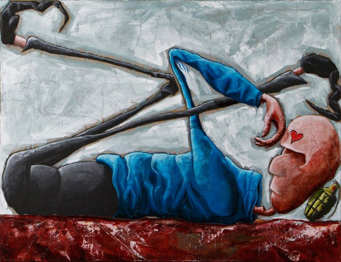 Projection - Mixed Media on Canvas 700x900mm