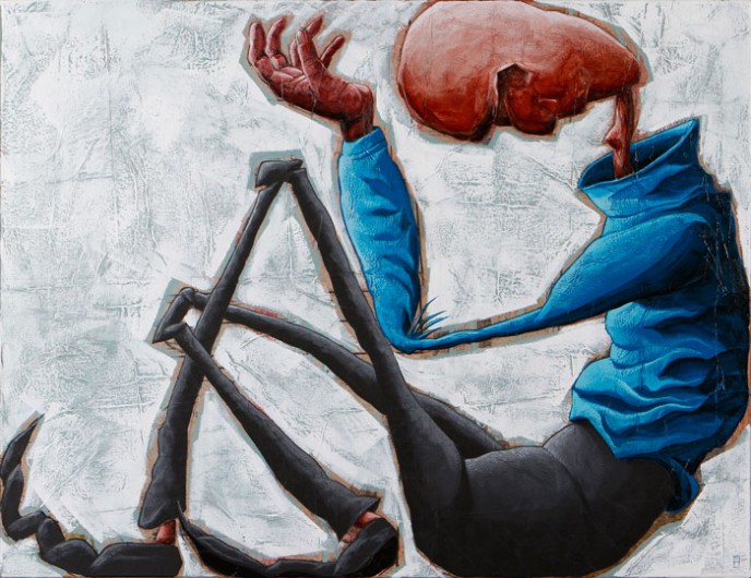 SOLD Revelation - Mixed Media on Canvas 700x900mm