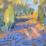 Shadows of Walking Man - Acrylic on Canvas 76x101cm