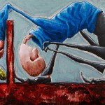 The Dig - Mixed Media on Canvas 700x900mm