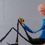 SOLD The Leap - Acrylic on Canvas 700x900mm